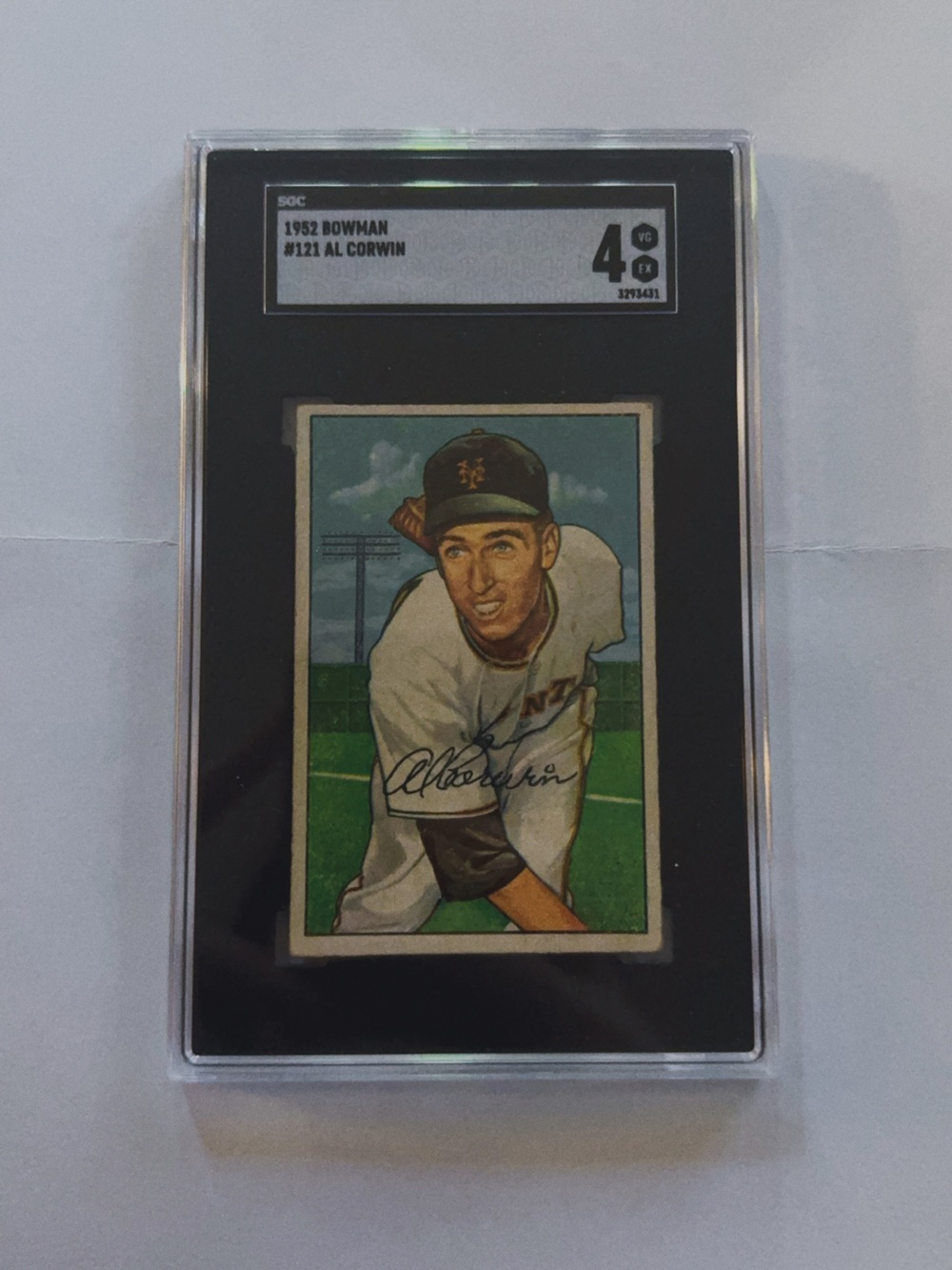 1952 Bowman #121 Al Corwin